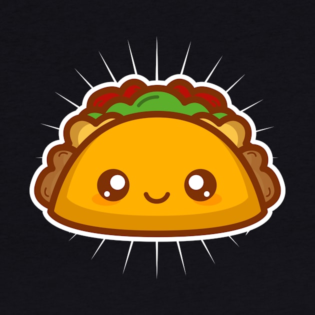 Kawaii Taco by LetsBeginDesigns